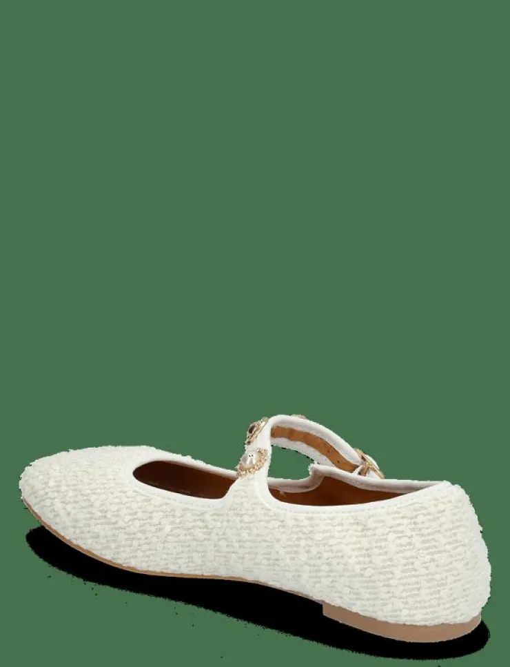 Bianco BIALILJA Trimmed Mary Jane Textile - Ballerinas|Kvinnor Ballerinaskor
