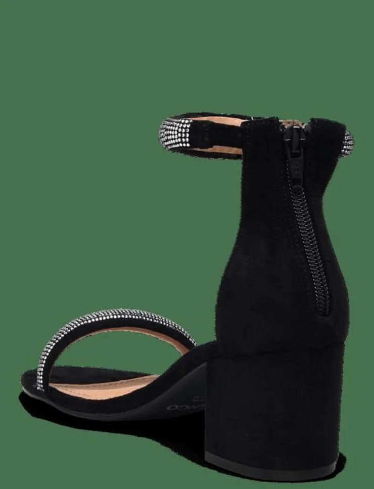 Bianco BIALISBON Sandal Rhinestone Faux Suede - Sandaler|Kvinnor Högklackade Skor