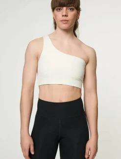 Girlfriend Collective Bianca Bra, One Shoulder - Sport BH:ar|Kvinnor Sport-Bh