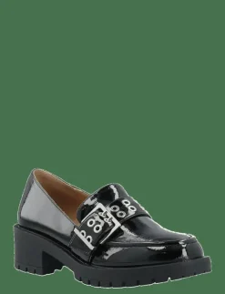 Kvinnor Bianco Högklackade Skor|BIAPEARL Buckle Loafer Faux Leather - Loafers med klack