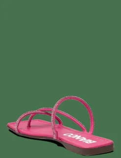 Bianco BIASISSEL Strappy Slide Rhinestone Smooth Leather - Sandaler|Kvinnor Sandaler