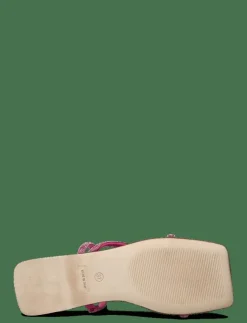 Bianco BIASISSEL Strappy Slide Rhinestone Smooth Leather - Sandaler|Kvinnor Sandaler