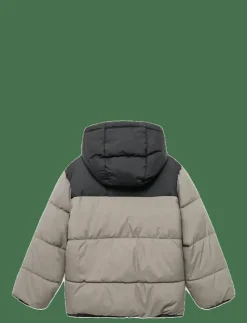 Barn Mango Jackor|Bicolour quilted anorak - Dunjackor & fodrade jackor