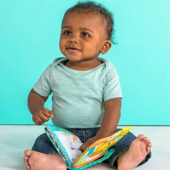 Bright Starts Bide-legetøjs-bog - Bitleksaker|Barn Babyleksaker|Babyleksaker