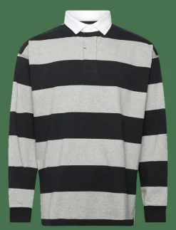 Polo Ralph Lauren Pikéer|Big Fit Striped Jersey Rugby Shirt - Långärmade pikéer