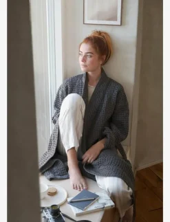 The Organic Company Morgonrockar|Badrumstextilier|Big Waffle Bathrobe - Morgonrock
