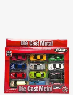 Barn Suntoy Leksaksfordon & Bilar|BIL METALL 12 ST 7,5 cm - Leksaksbil