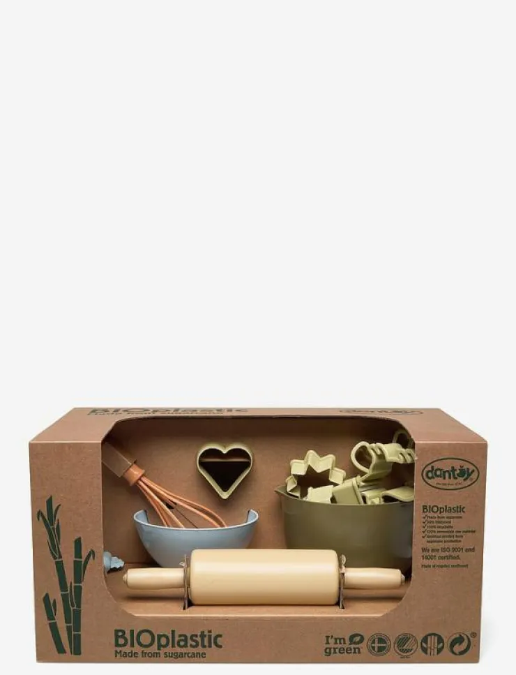 Dantoy BIO BAKING SET IN GIFT BOX - Tillbehör till leksakskök|Barn Leksakskök & Tillbehör