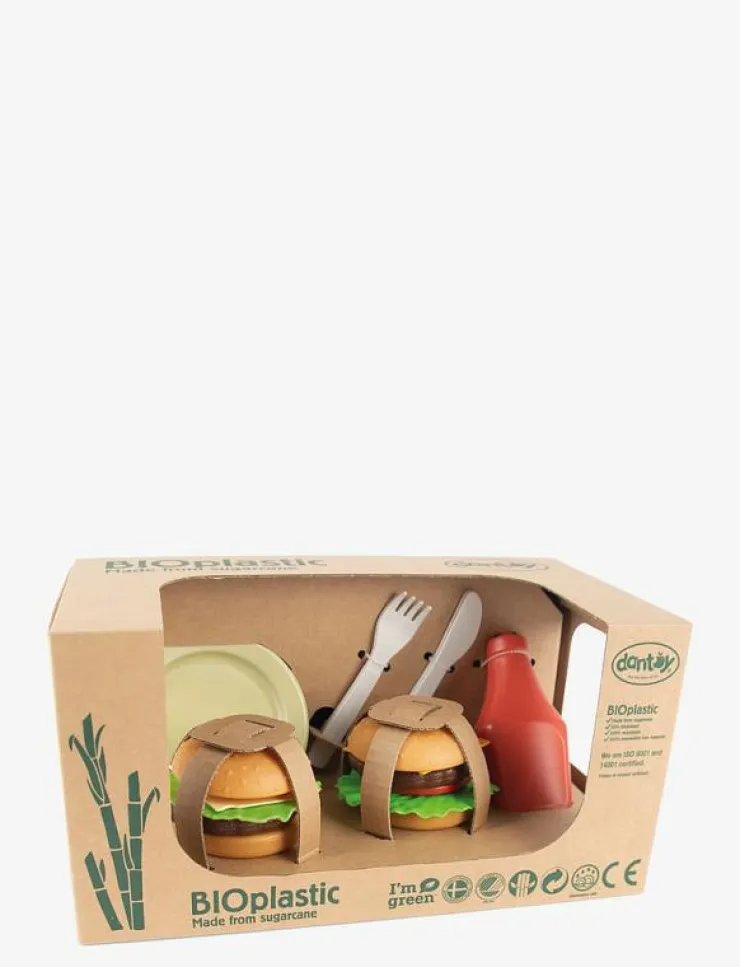 Barn Dantoy Leksakskök & Tillbehör|BIO BURGER SET - Leksaksmat & Leksakstårtor
