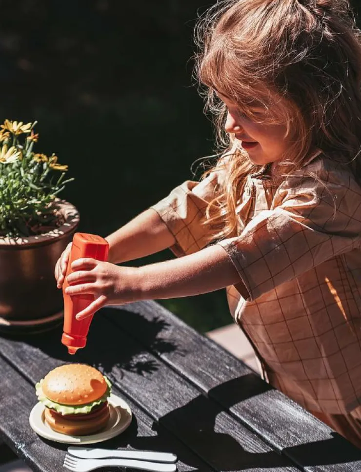 Barn Dantoy Leksakskök & Tillbehör|BIO BURGER SET - Leksaksmat & Leksakstårtor
