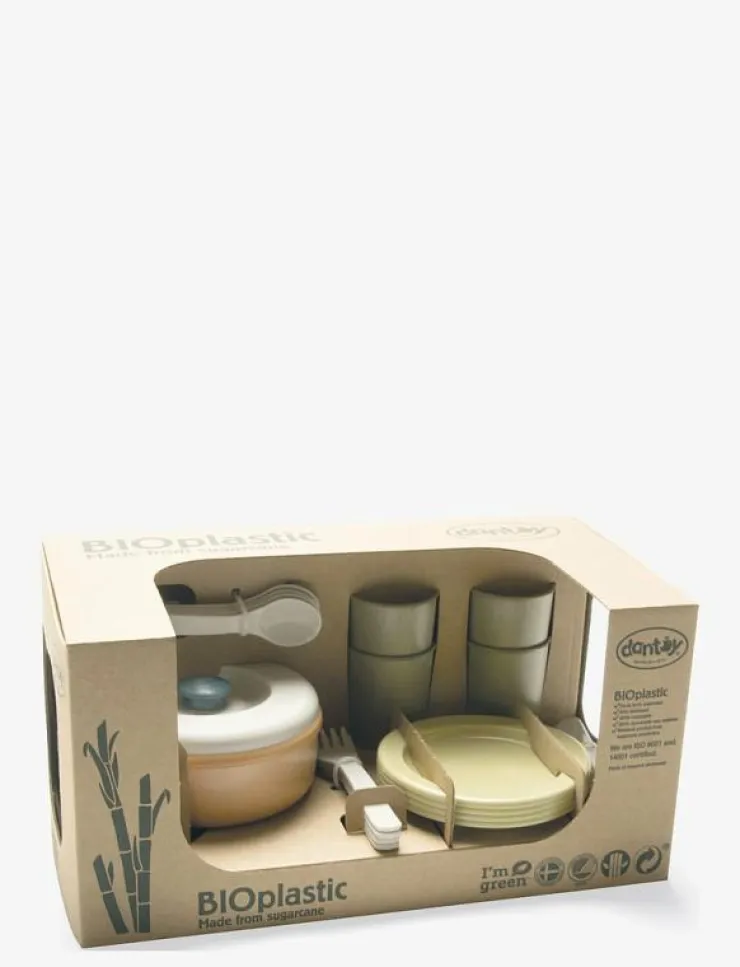 Dantoy BIO DINNER SET IN GIFT BOX - Tillbehör till leksakskök|Barn Leksakskök & Tillbehör
