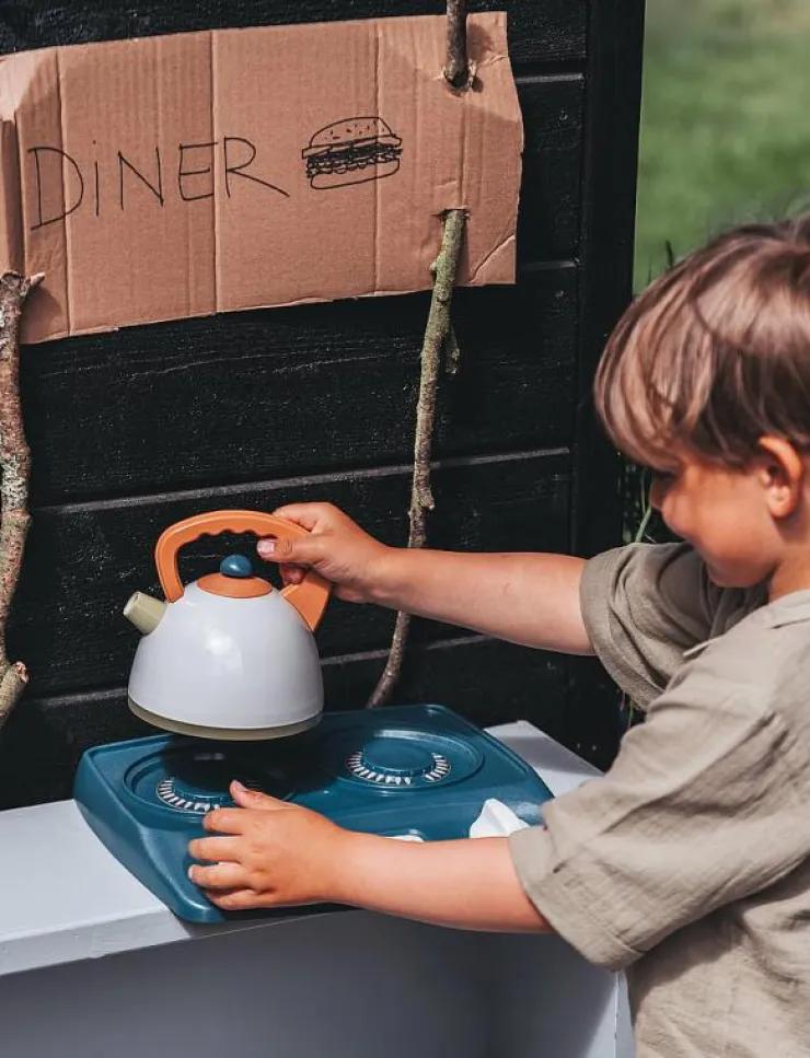 Barn Dantoy Leksakskök & Tillbehör|BIO KETTLE & STOVE TOP - Tillbehör till leksakskök