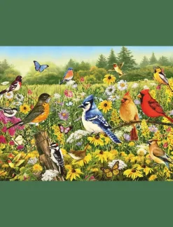 Barn Ravensburger Pussel & Spel|Birds in the Meadow 500p - Klassiska pussel