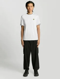 Lyle & Scott Birdseye Half Tipped T-Shirt - Kortärmad t-shirt| T-Shirts