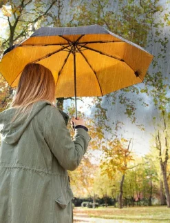 Suck UK & Gold Umbrella - Paraplyer|Kvinnor Paraplyer|Paraplyer