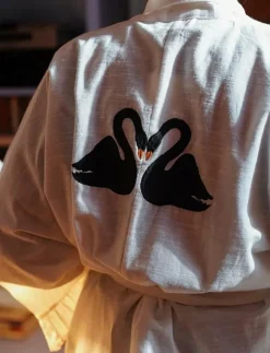 Kvinnor Anna + Nina Kimonos|Black Swan Kimono - Kimonos