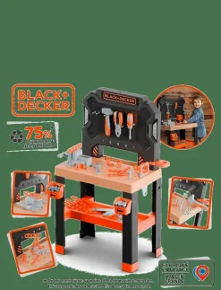 Smoby Black&Decker Bricolo Workbench - Leksaksverktyg|Barn Rollspel