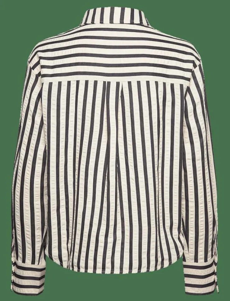 Kvinnor Lollys Laundry Plus Size & Curvy|Blusar & Skjortor|BleekerLL Shirt LS - Långärmade