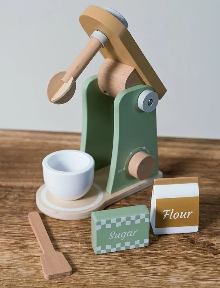 Dantoy BLENDER WOOD IN GIFT BOX 4 PARTS - Tillbehör till leksakskök|Barn Leksakskök & Tillbehör