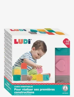 Ludi Blocks with 3D pictures - Stapelbara klossar|Barn Babyleksaker|Babyleksaker