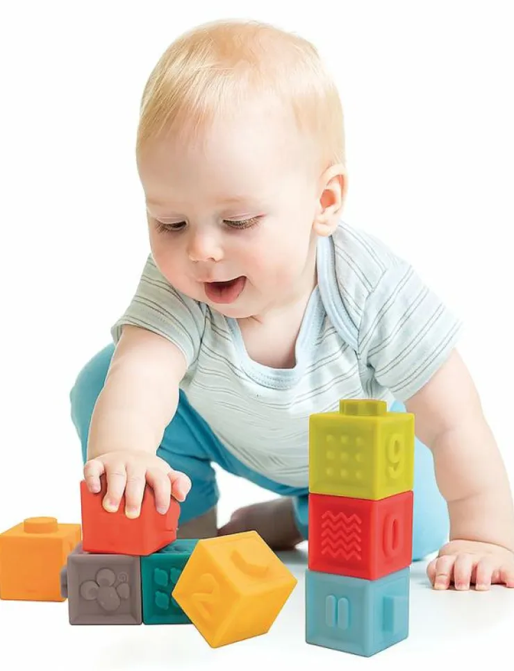 Ludi Blocks with 3D pictures - Stapelbara klossar|Barn Babyleksaker|Babyleksaker