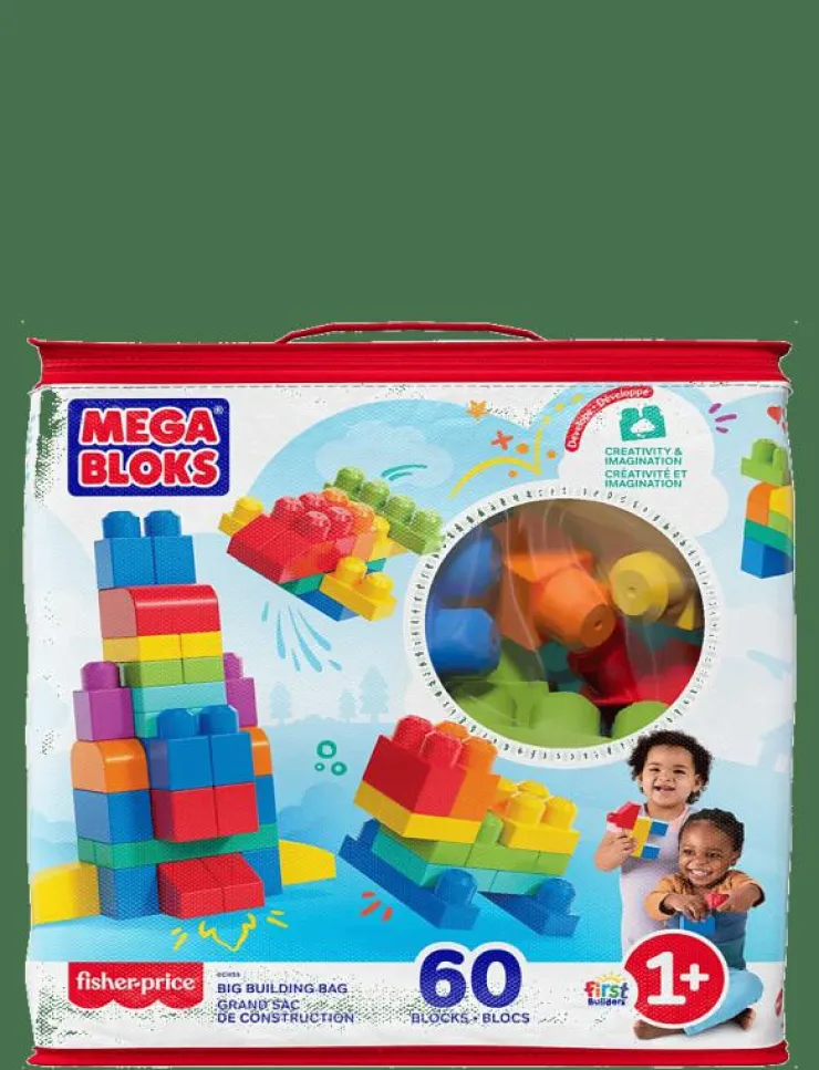 Barn Mega Leksaker|Leksaker|BLOKS First Builders Big Building Bag - Byggklossar