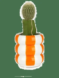 Balvi Krukor|Blomkruka i keramik Floats, orange,12 cm - Krukor