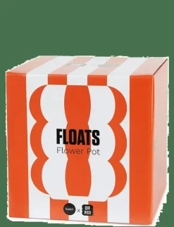 Balvi Krukor|Blomkruka i keramik Floats, orange,12 cm - Krukor