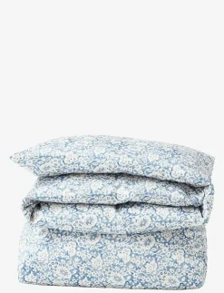 Lexington Home Blue Floral Printed Cotton Sateen Bed Set - Påslakanset| Sängtextilier