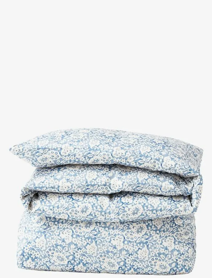 Lexington Home Blue Floral Printed Cotton Sateen Bed Set - Påslakanset| Sängtextilier