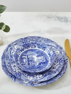 Spode Blue Italian Lunch Plate 4-pack - Mattallrikar| Tallrikar