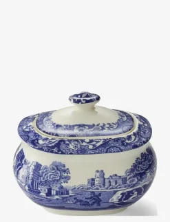 Spode Blue Italian Sugar Box - Sockerskålar| Köksförvaring