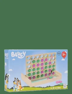 Micki Leksaker BLUEY BARNSPEL FYRA I RAD - Brädspel|Barn Pussel & Spel