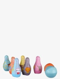 Barbo Toys BoBo - Soft Bowling Set - Interaktiva leksaker|Barn Babyleksaker|Babyleksaker
