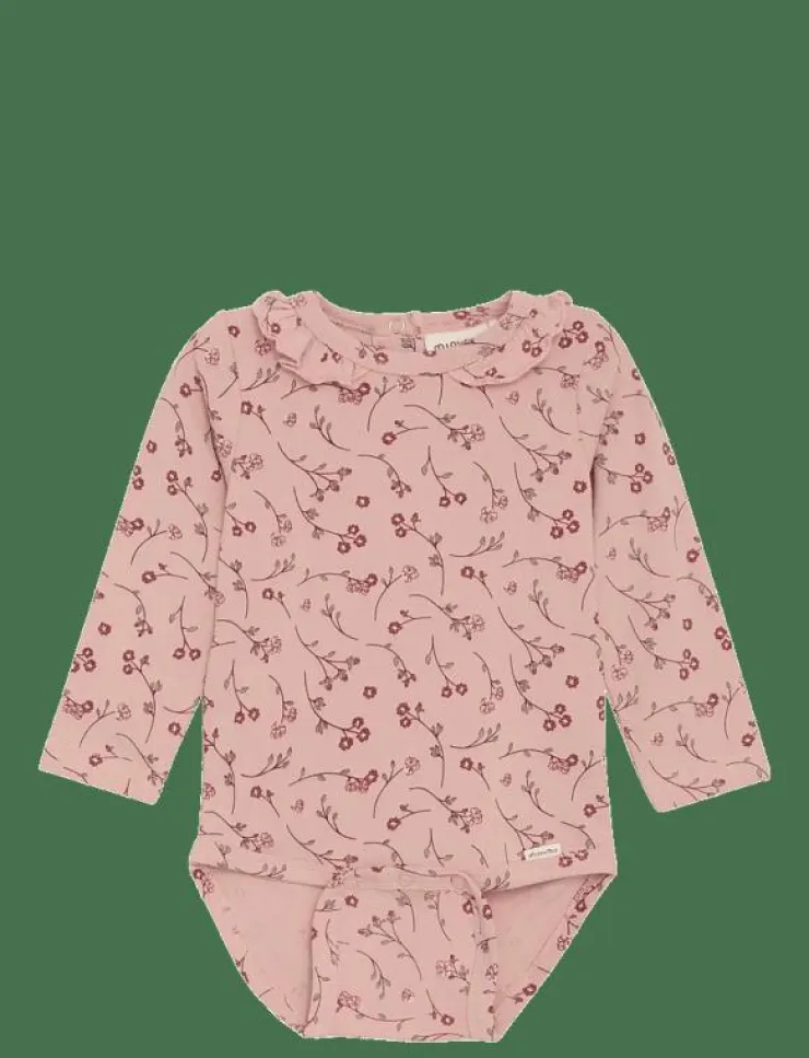 Barn Minymo Bodysuits|Body LS AOP - Långärmad bodysuit
