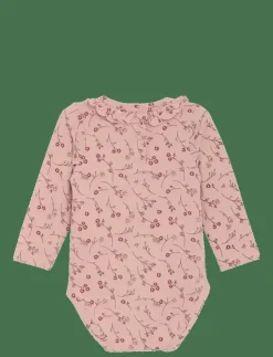 Barn Minymo Bodysuits|Body LS AOP - Långärmad bodysuit