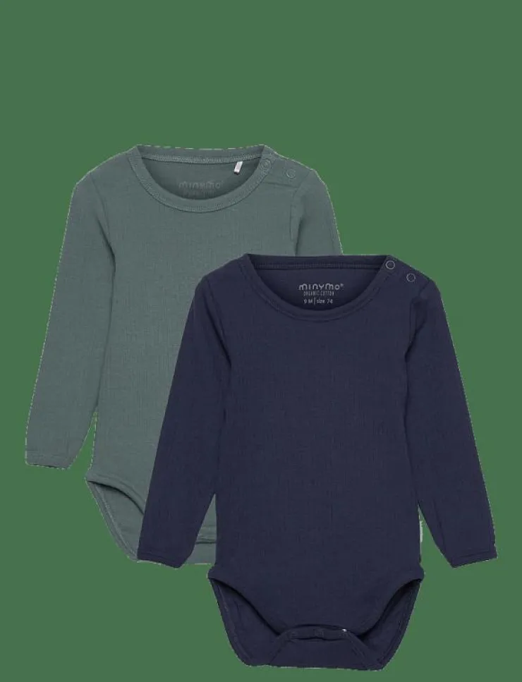 Barn Minymo Flerpack|Bodies|Body LS (2-pack) - Långärmad body