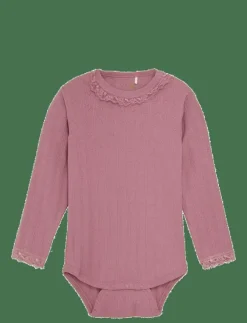 En Fant Body LS Pointelle - Långärmad bodysuit|Barn Bodysuits