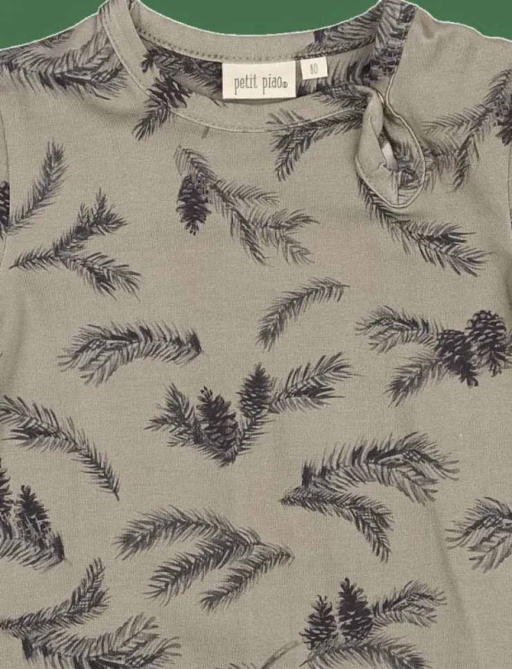 Petit Piao Body L/S Printed - Långärmad body|Barn Bodies