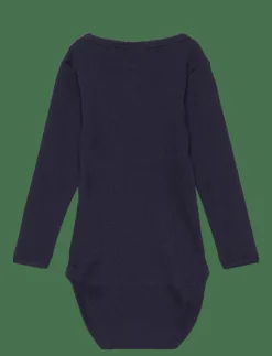 Barn Minymo Bodies|Body LS Rib - Långärmad body
