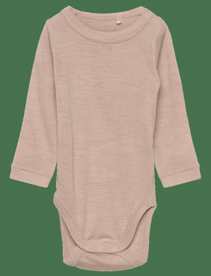Huttelihut Body LS Wool - Långärmad body|Barn Bodies