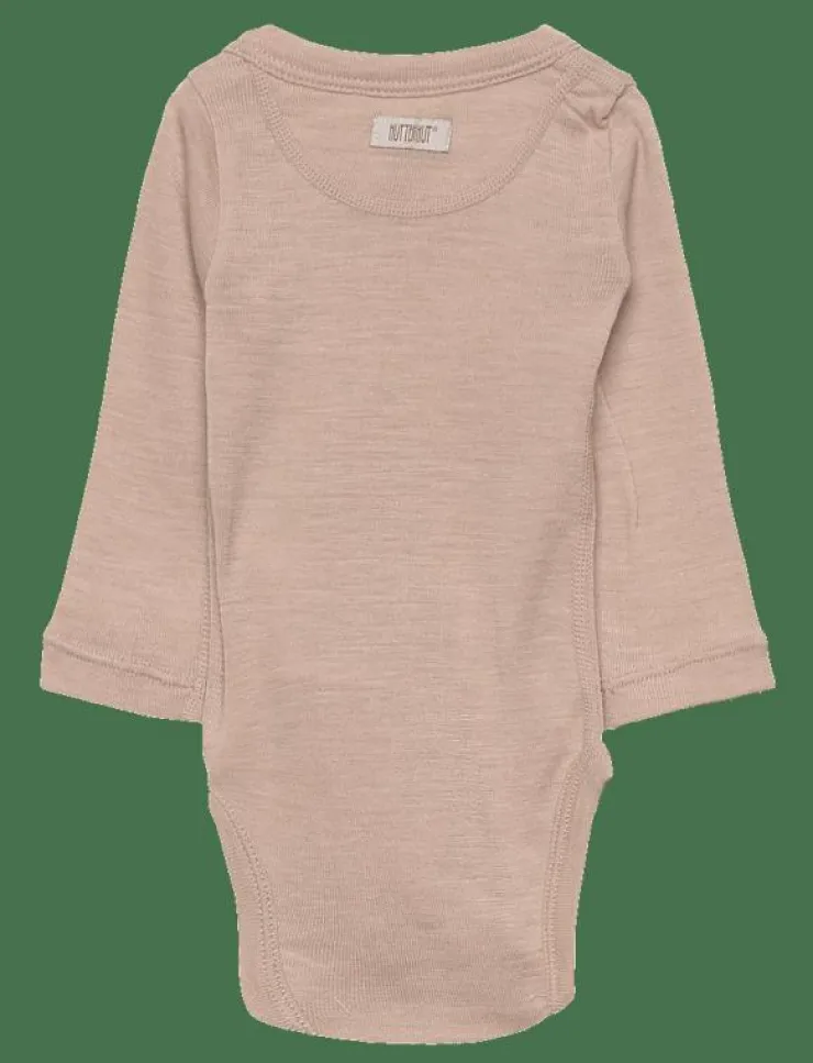 Huttelihut Body LS Wool - Långärmad body|Barn Bodies