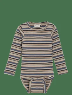 Barn Minymo Bodies|Body LS Y/D Rib - Långärmad body