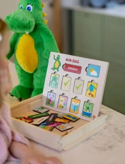 Barn Teddykompaniet Leksaker|Leksaker|Bolibompa - Min Dag Aktivitetskalender - Träpussel