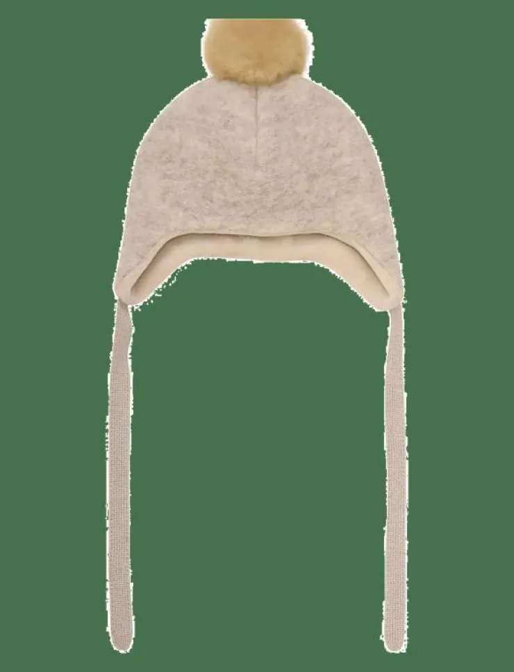 Barn Huttelihut Mössor|Bonnet Wool Alpaca Pompom - Mössor