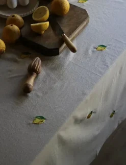 Midnatt Kökstextilier|Textilier|Bordsduk Lemon - Dukar & löpare
