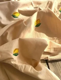 Midnatt Kökstextilier|Textilier|Bordsduk Lemon - Dukar & löpare