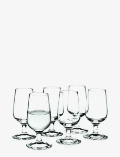 Holmegaard Glas|Bouquet Snapsglas 7 cl klar 6 st. - Snapsglas