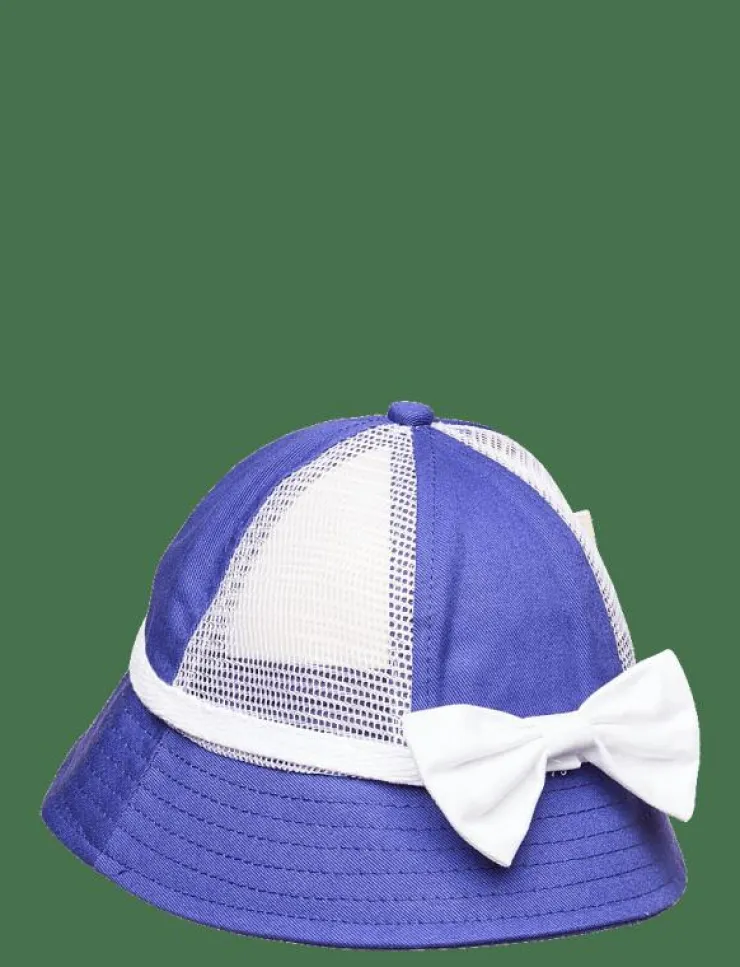 Mini Rodini Bow mesh sun hat - Solhatt|Barn Solhattar