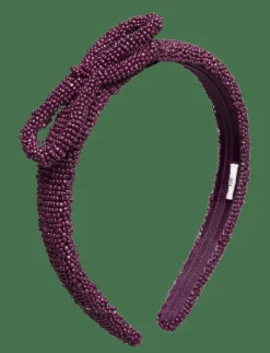 Becksöndergaard Bow Slim Beaded Hairbrace - Hårband & Diadem|Kvinnor Håraccessoarer